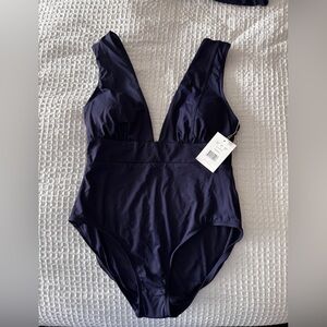NWT Andie Swim Mykanos Navy Swimsuit Size M